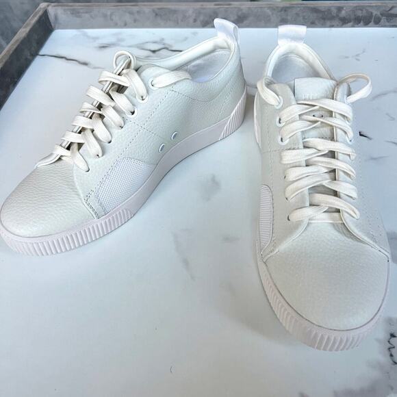 HUGO Boss Zero Tenn White Leather Sneakers Size 39 - Picture 4 of 10